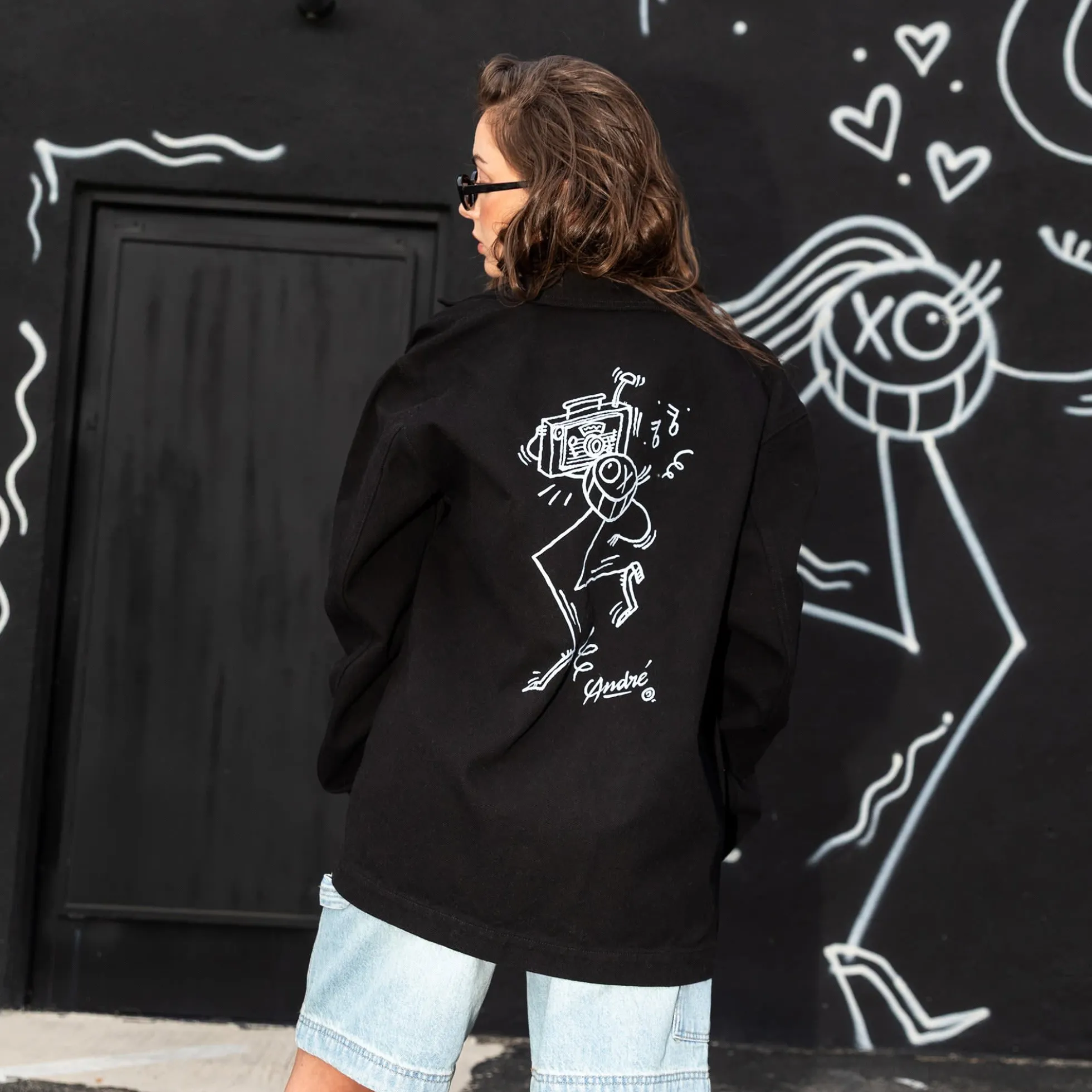 Fisher Price x André Saraiva Black Chore Jacket