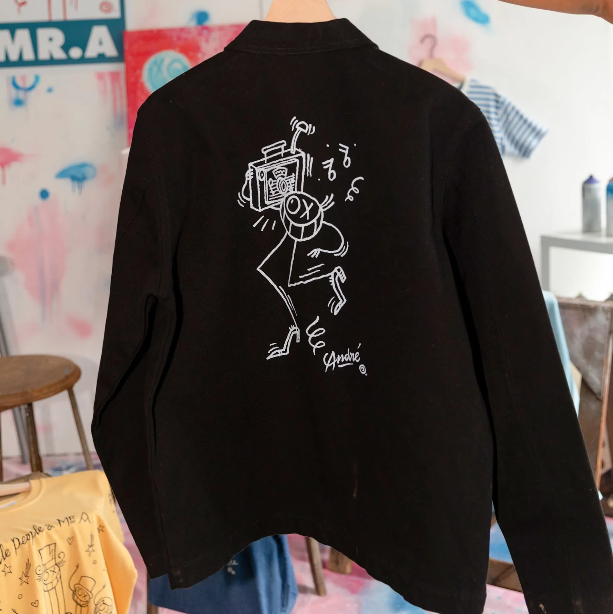Fisher Price x André Saraiva Black Chore Jacket
