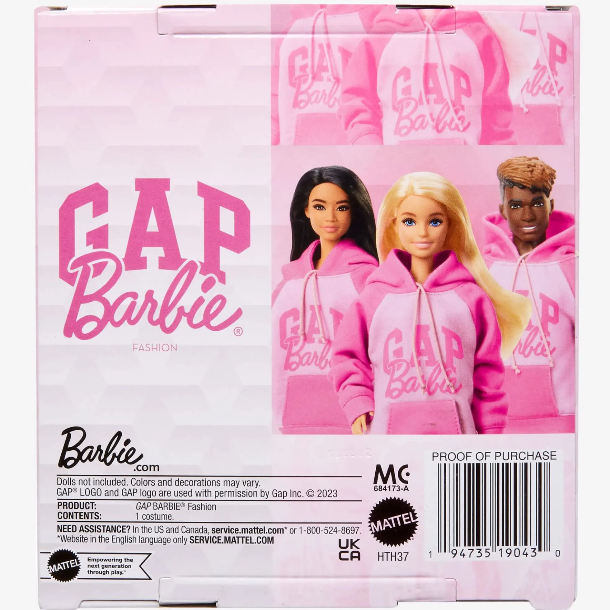 Gap x Barbie Doll-Sized Hoodie