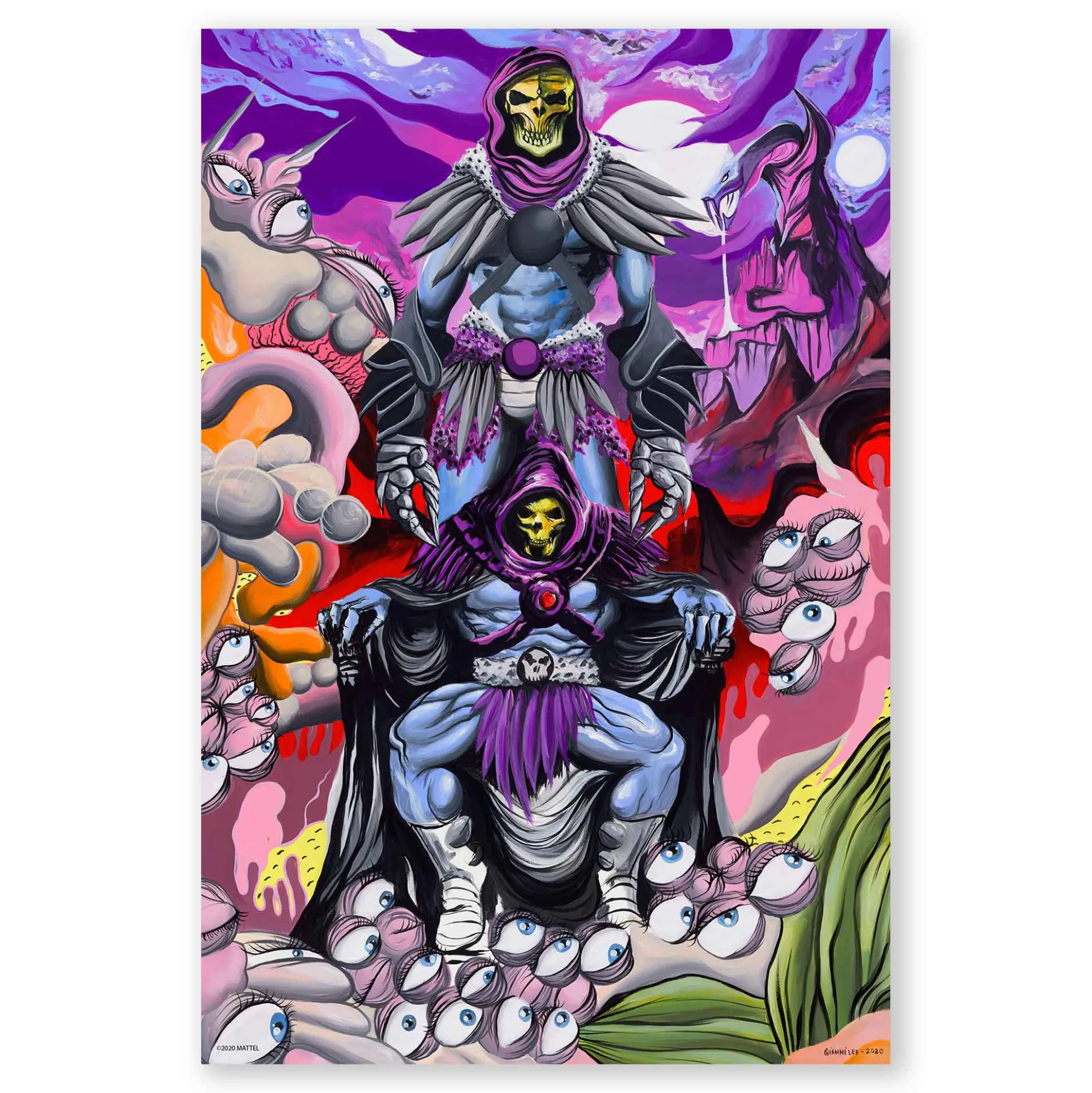 Gianni Lee X Skeletor Artist Print