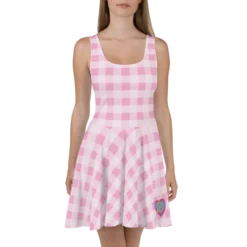 Gingham Print Dress - Barbie the Movie