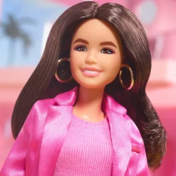 Gloria Doll Wearing Pink Power Pantsuit – Barbie The Movie