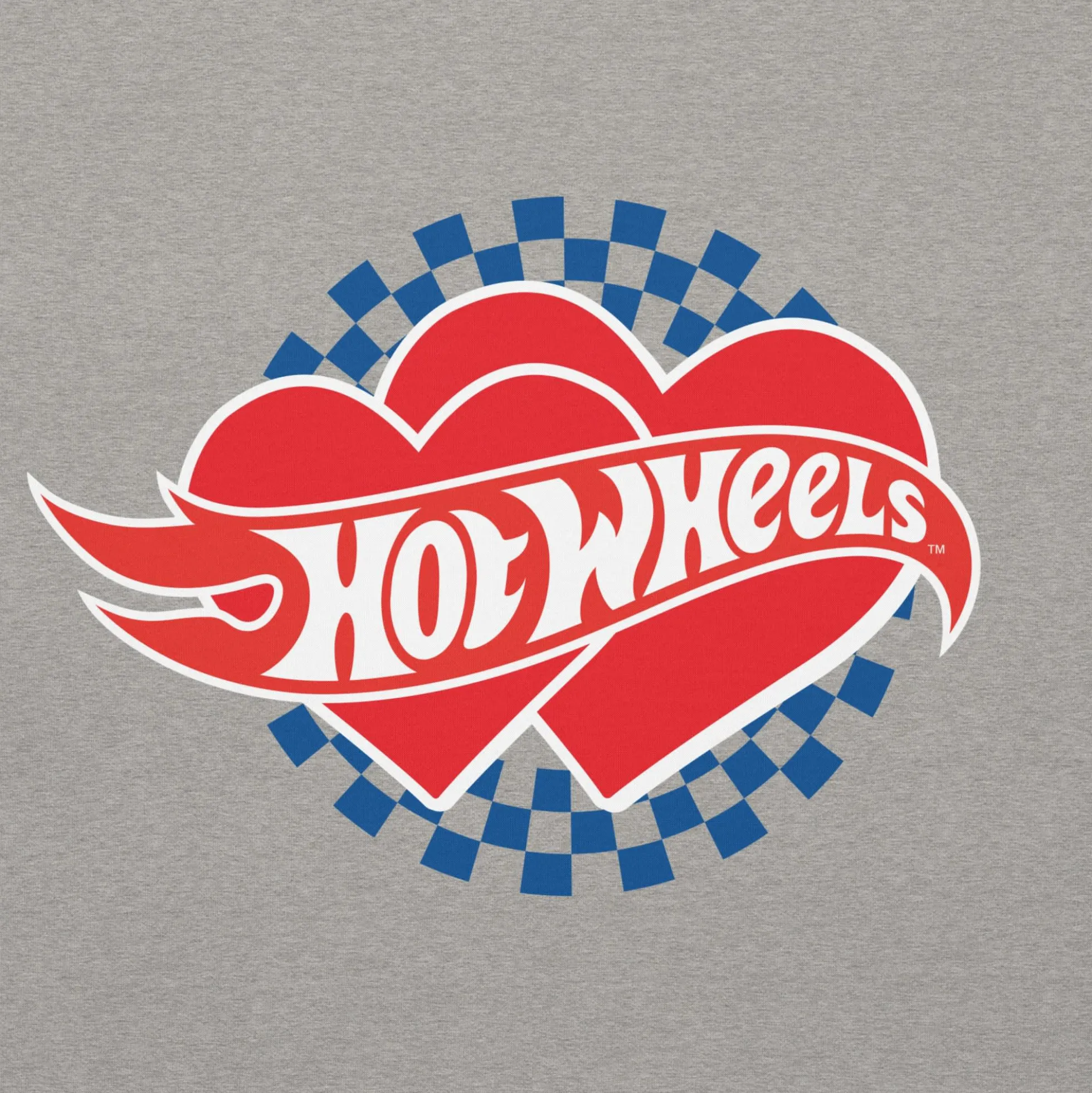 Hot Wheel Checkered Hearts Hoodie