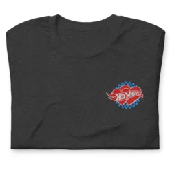 Hot Wheels Embroidered Checkered Hearts T-Shirt