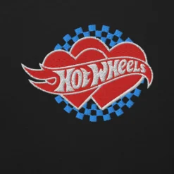 Hot Wheels Embroidered Checkered Hearts Sweatshirt