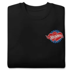 Hot Wheels Embroidered Checkered Hearts Sweatshirt