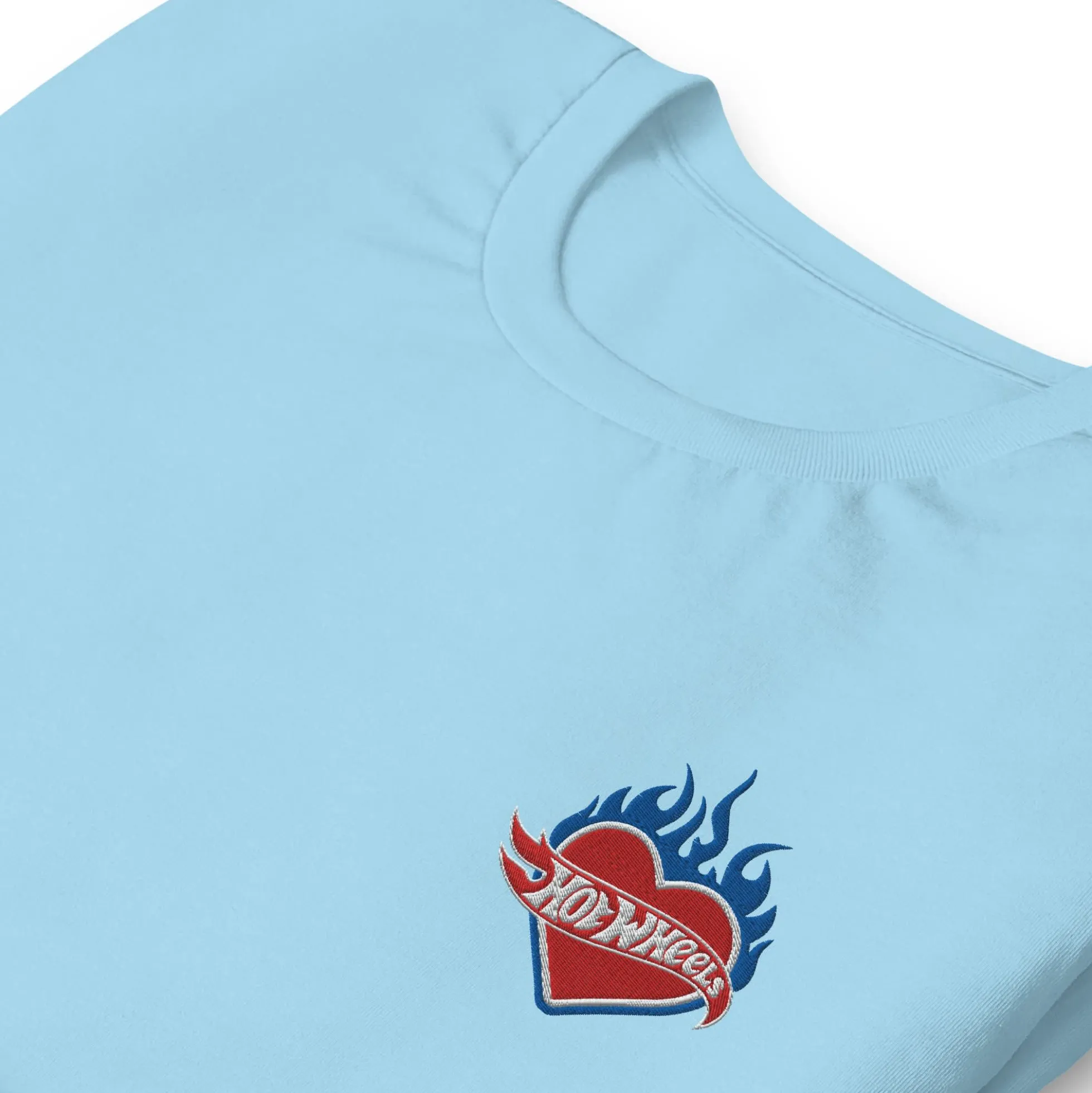 Hot Wheels Embroidered Heart T-Shirt