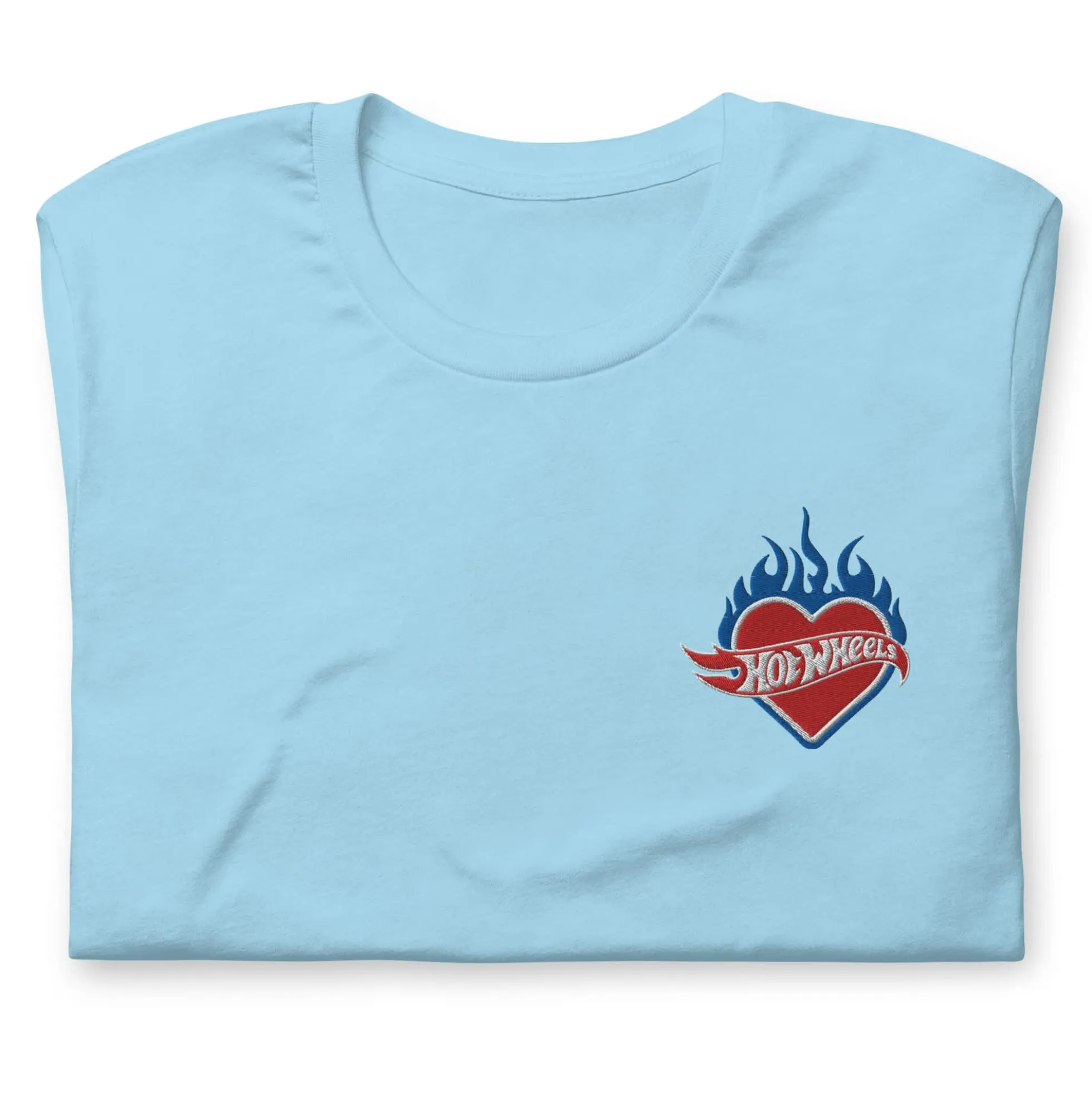 Hot Wheels Embroidered Heart T-Shirt