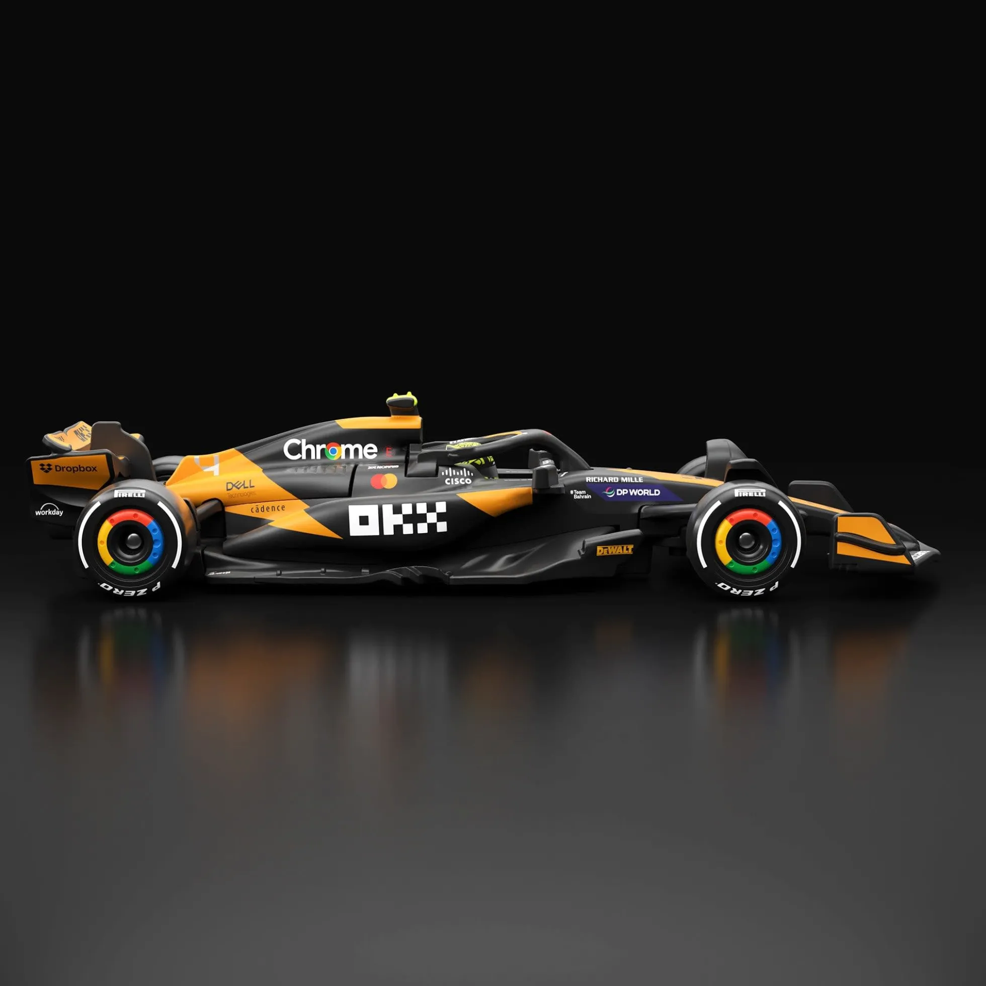 Hot Wheels F1 Series: 2024 McLaren Formula 1 Team MCL38 Car #4