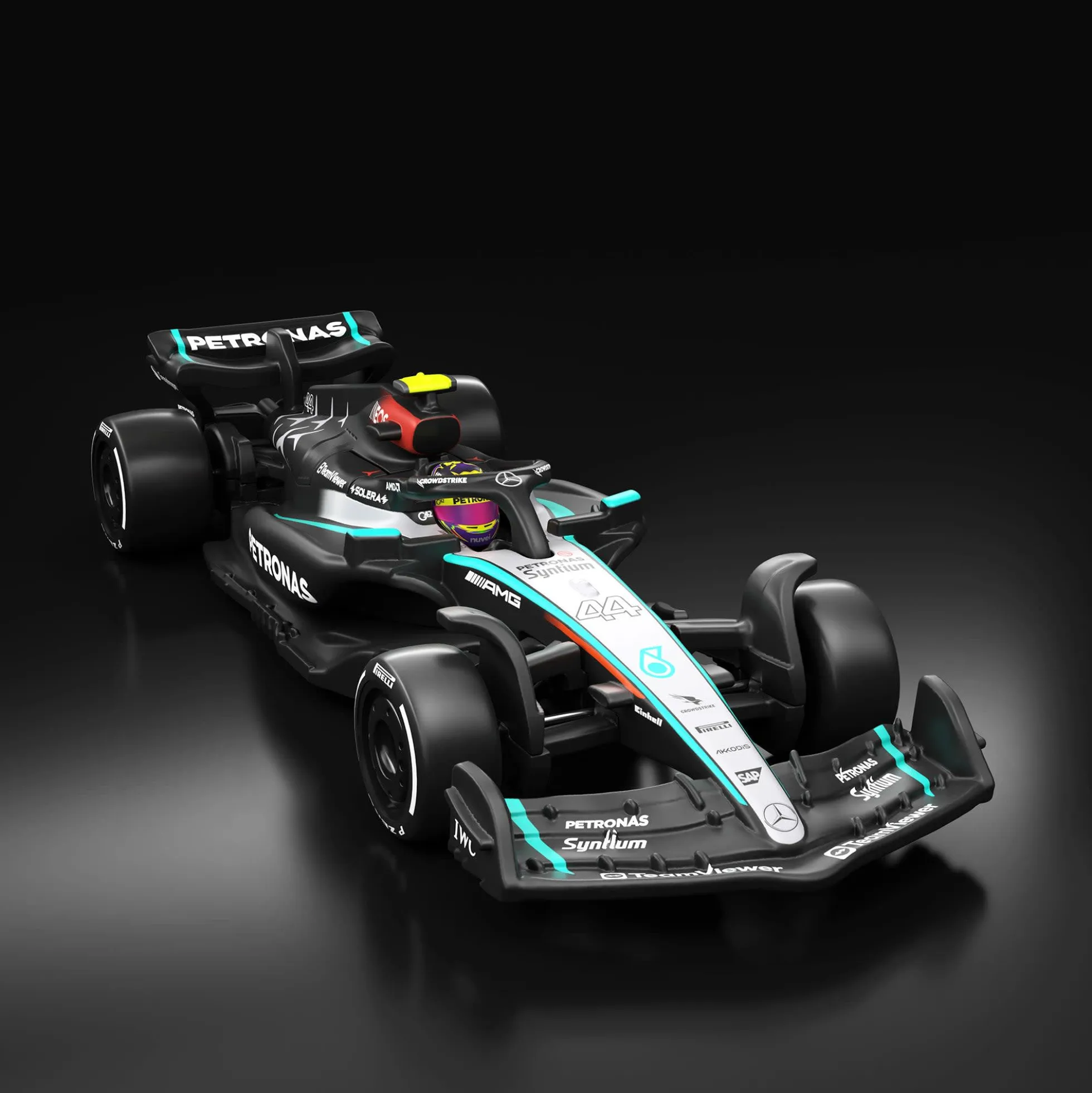 Hot Wheels F1 Series: 2024 Mercedes-AMG PETRONAS Formula One Team W15 Car #44