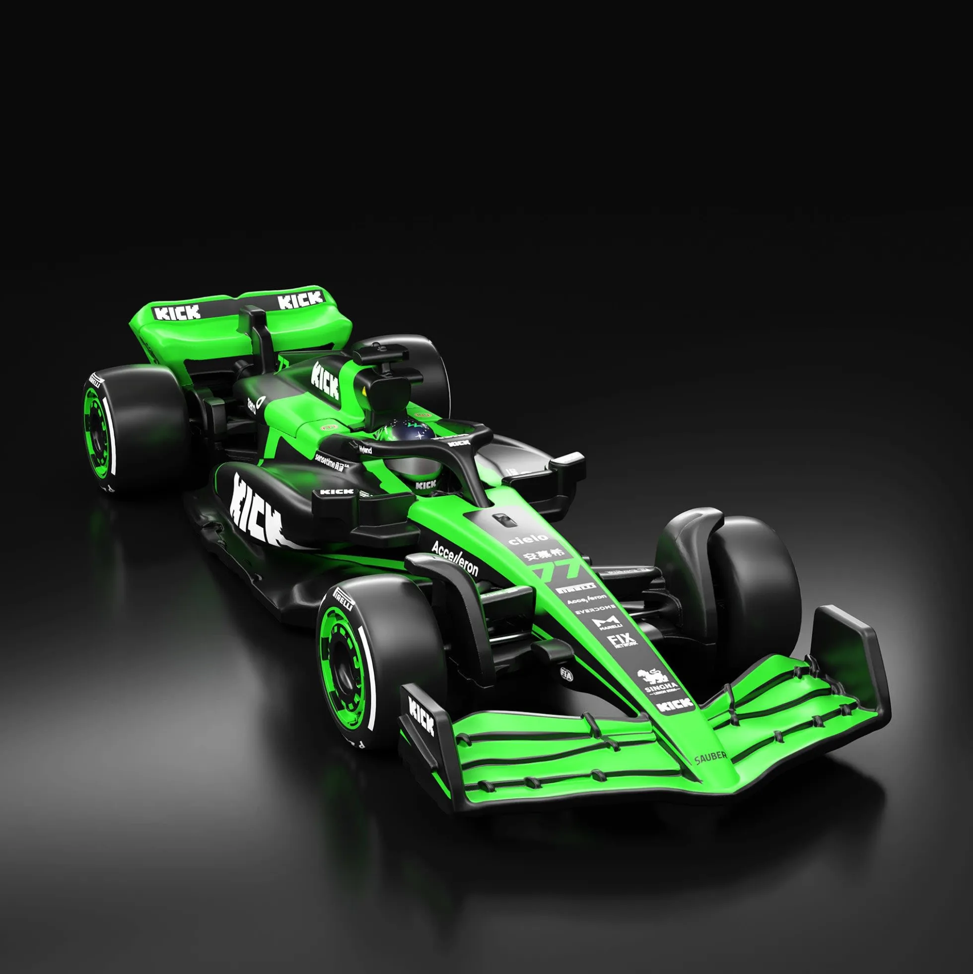 Hot Wheels F1 Series: 2024 Stake F1 Team KICK Sauber C44 Car #77