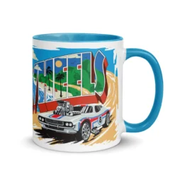 Hot Wheels Greetings White Mug