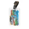 Hot Wheels Greetings White Luggage Tag