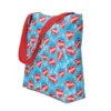 Hot Wheels Heart with Flame Tote Bag