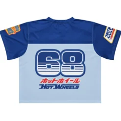 Hot Wheels in Katakana Blue Boxy Jersey