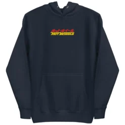 Hot Wheels in Katakana Navy Embroidered Hoodie