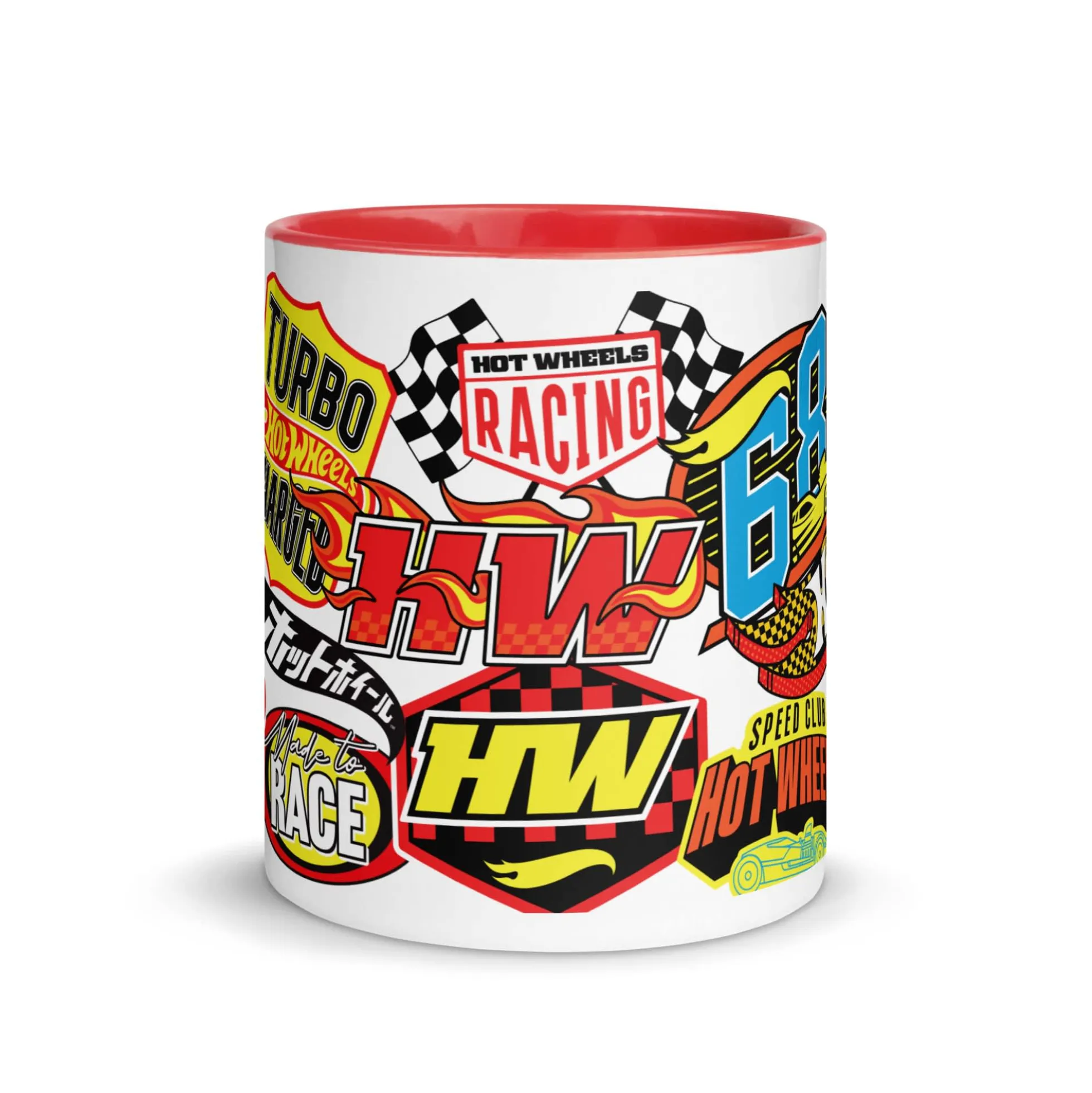 Hot Wheels in Katakana White Mug
