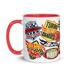 Hot Wheels in Katakana White Mug