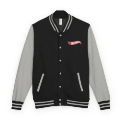 Hot Wheels Logo Black Varsity Jacket