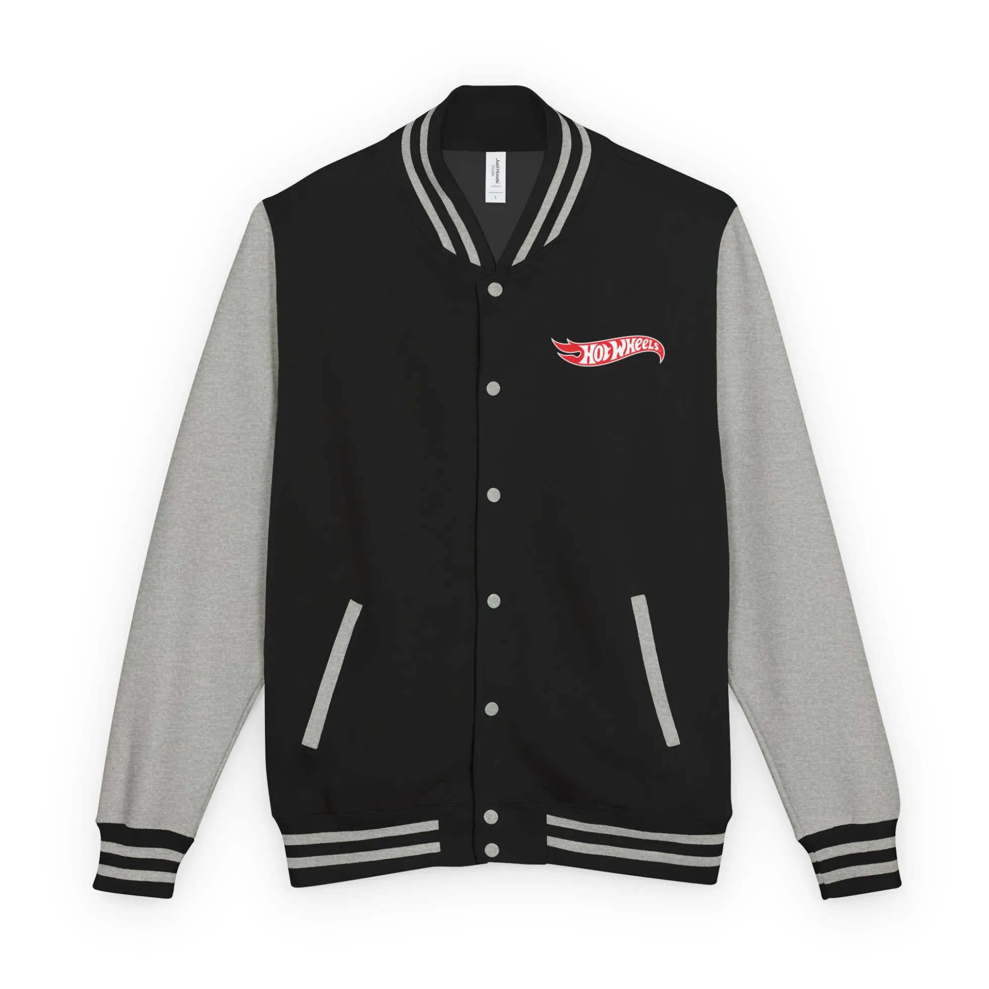Hot Wheels Logo Black Varsity Jacket