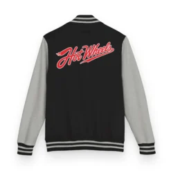 Hot Wheels Logo Black Varsity Jacket