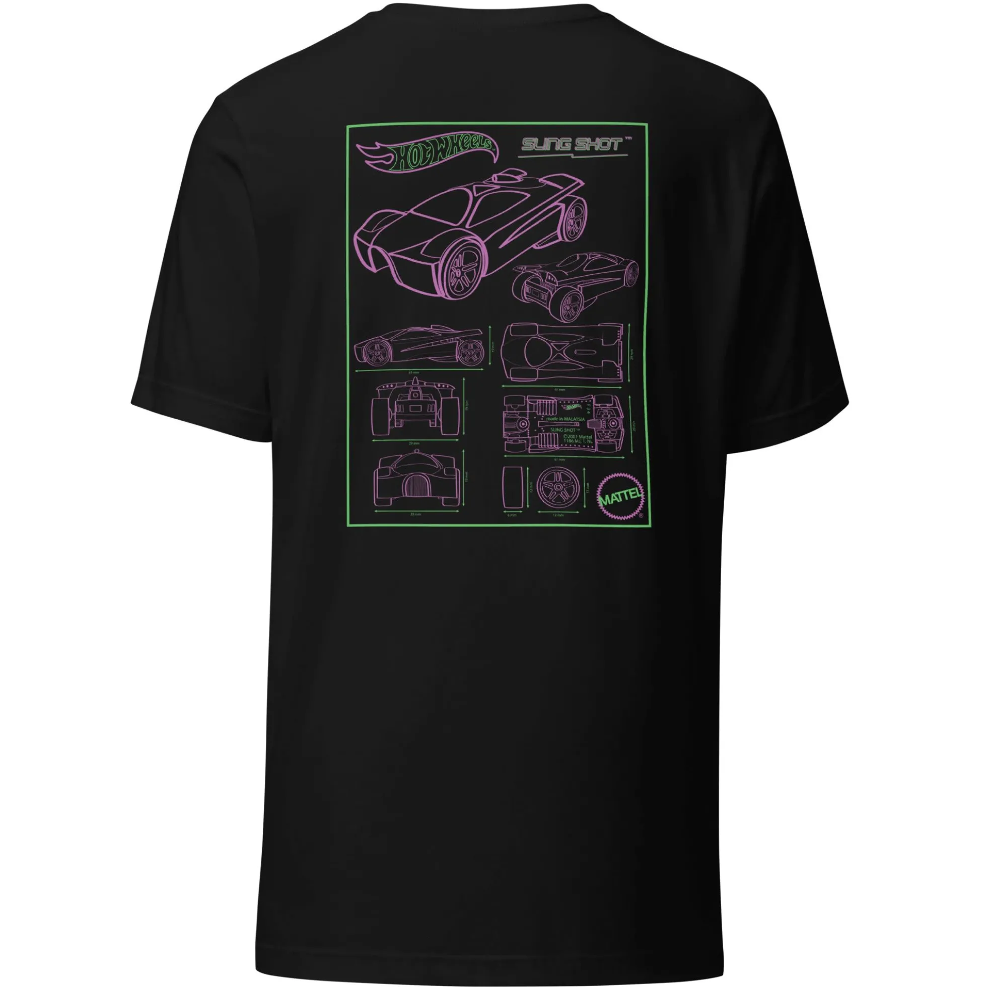 Hot Wheels MC Revealed Fan-Designed Black T-Shirt