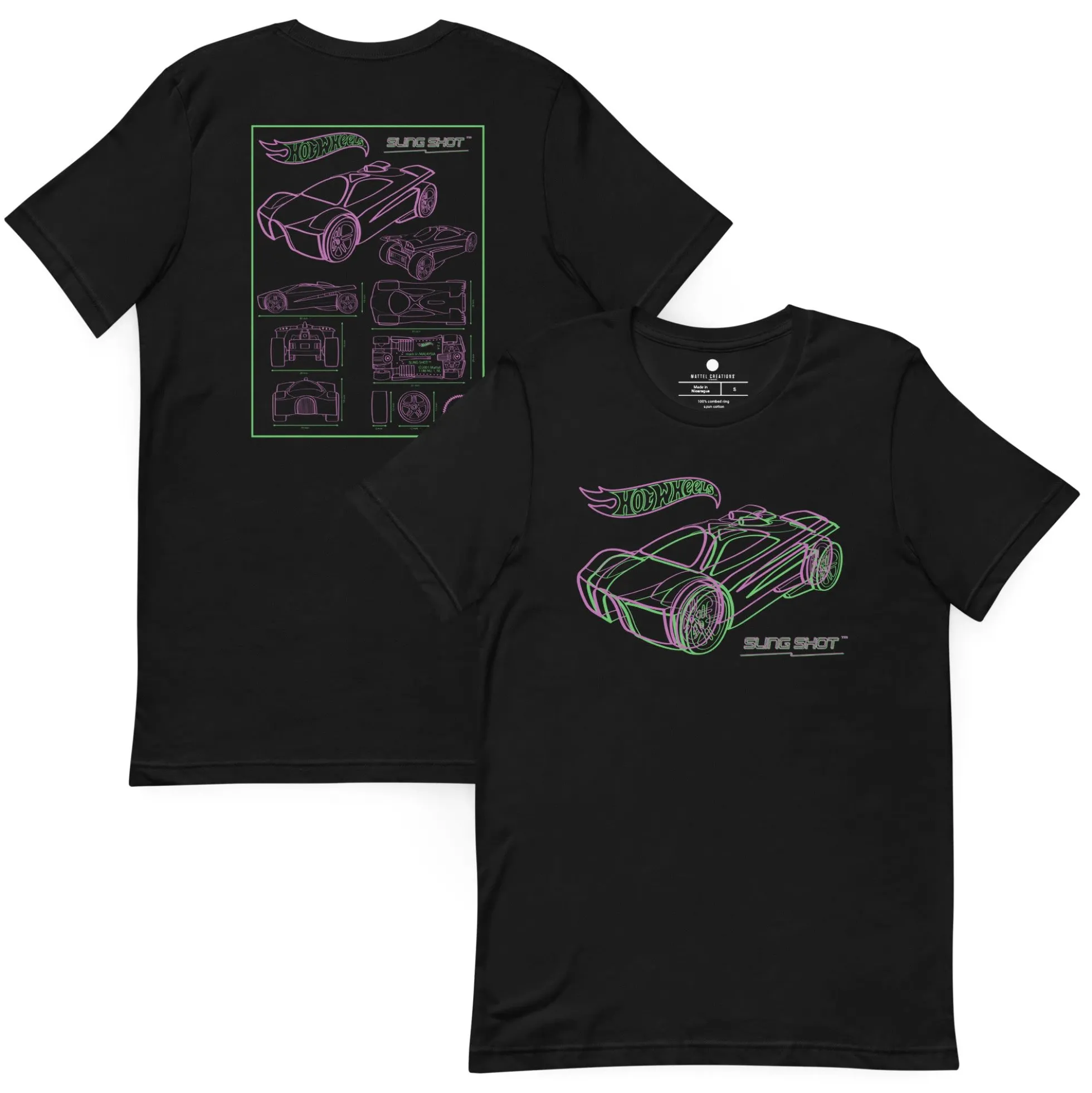 Hot Wheels MC Revealed Fan-Designed Black T-Shirt