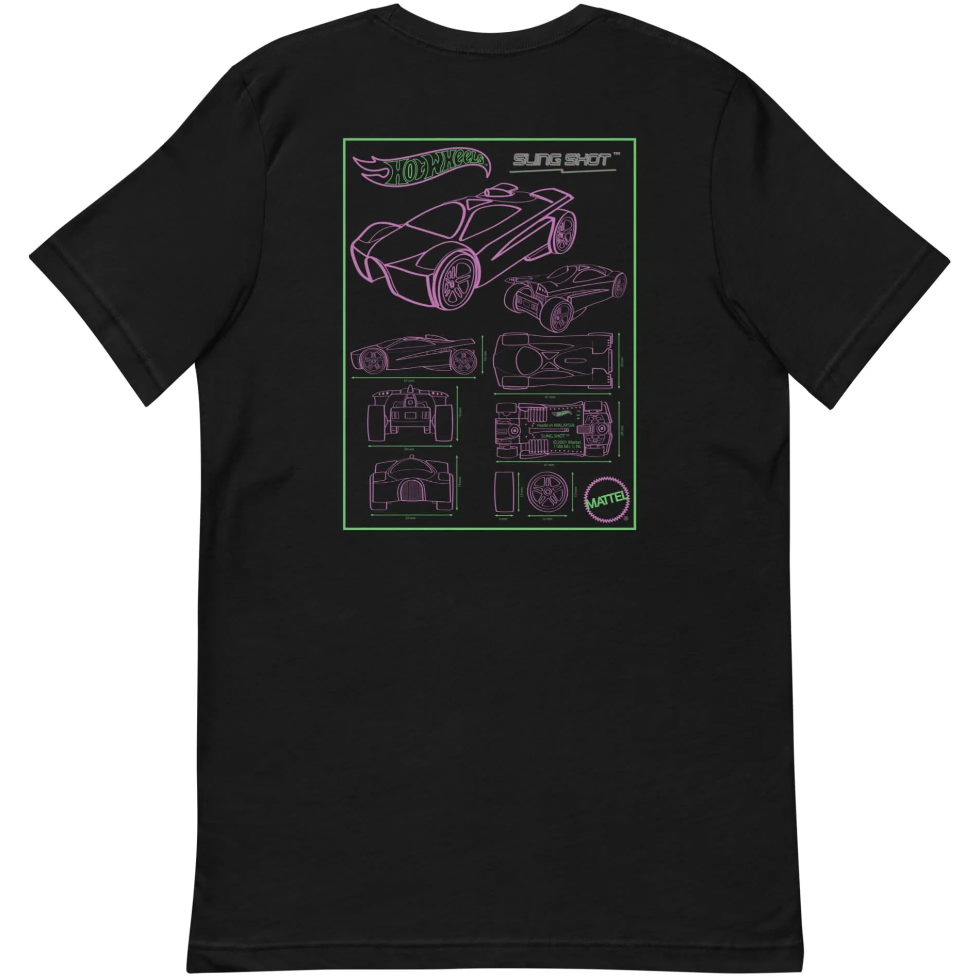 Hot Wheels MC Revealed Fan-Designed Black T-Shirt