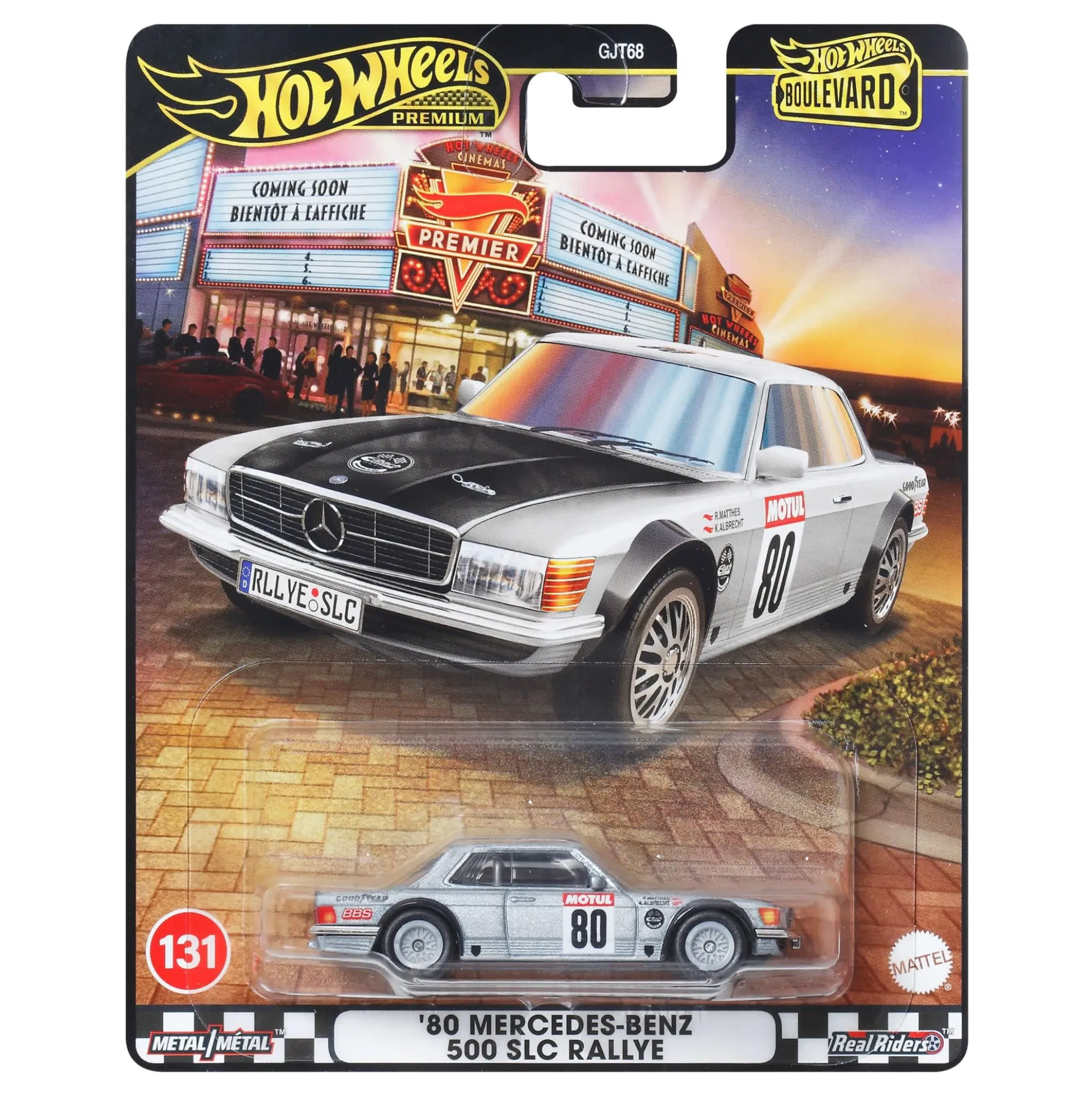Hot Wheels Premium Boulevard '80 Mercedes-Benz 500 SLC Rallye
