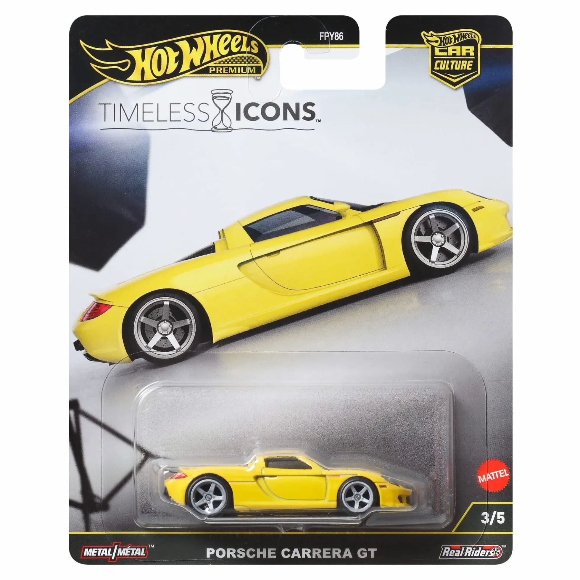 Hot Wheels Premium Car Culture Timeless Icons Porsche Carrera GT