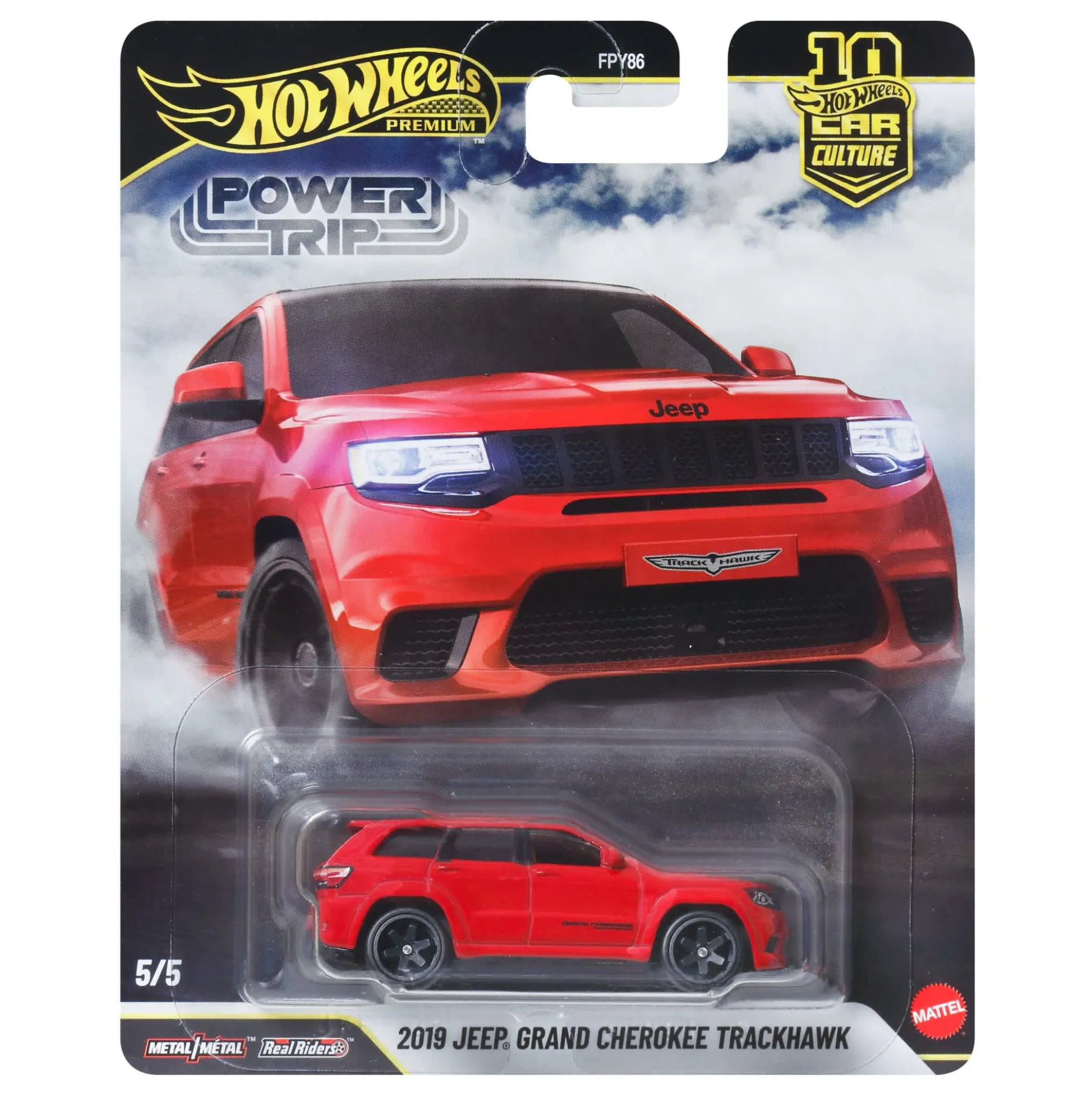 Hot Wheels Premium Car Culture 2019 Jeep Grand Cherokee Trackhawk