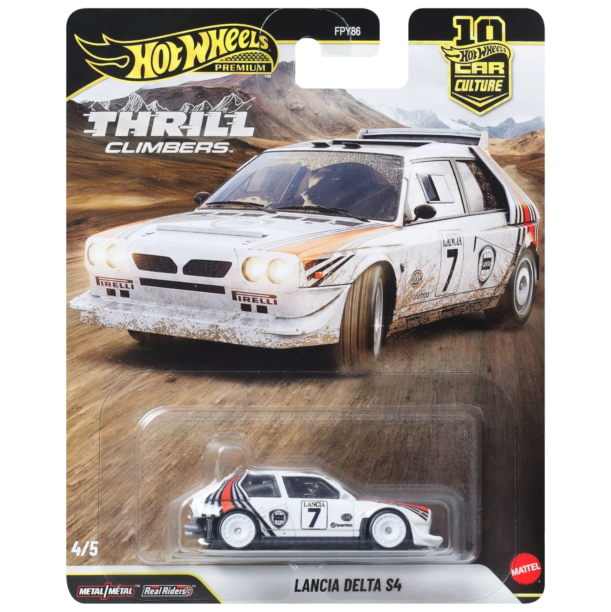 Hot Wheels Premium Car Culture Thrill Climbers Lancia Delta S4