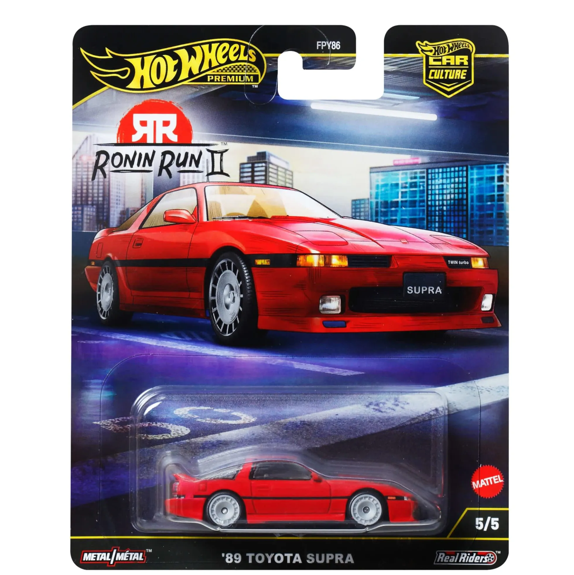 Hot Wheels Premium Car Culture Ronin Run II ’89 Toyota Supra