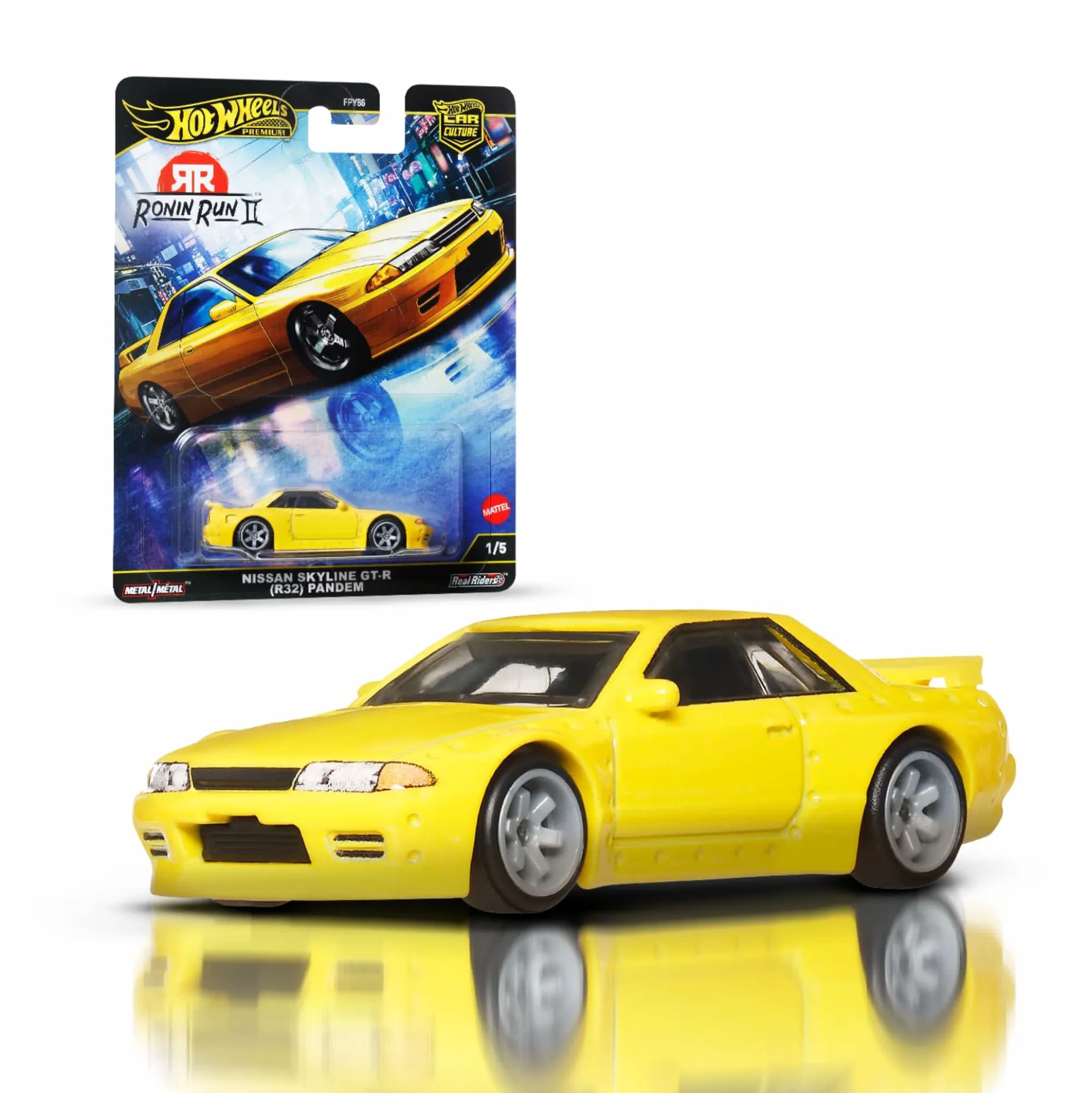 Hot Wheels Premium Car Culture Ronin Run II Nissan Skyline GT-R "R32" Pandem