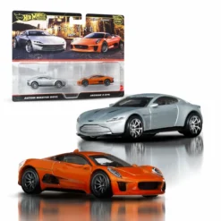 Hot Wheels Premium Car Culture James Bond Spectre 007 2-Pack Jaguar C-X75 & Aston Martin DB10