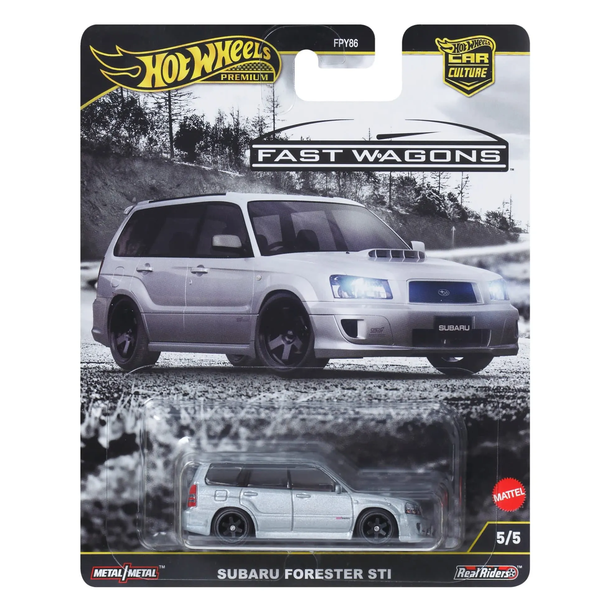 Hot Wheels Premium Car Culture Fast Wagons Subaru Forester STI