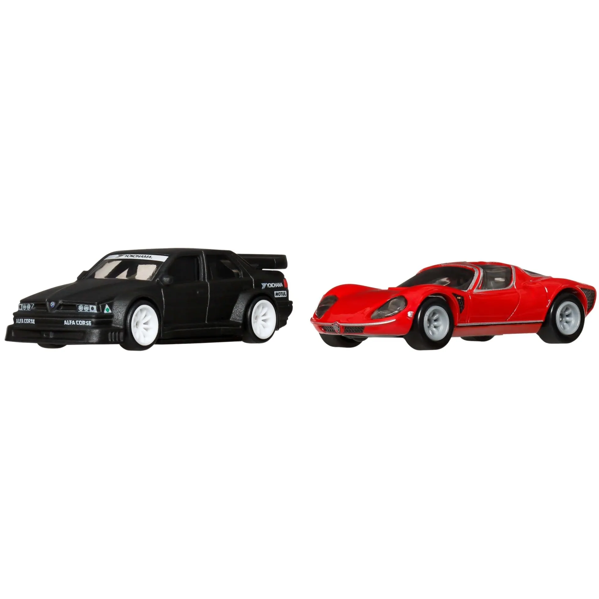 Hot Wheels Premium Car Culture 2-Pack Alfa Romeo 155 V6 TI & '69 Alfa Romeo 33 Stradale