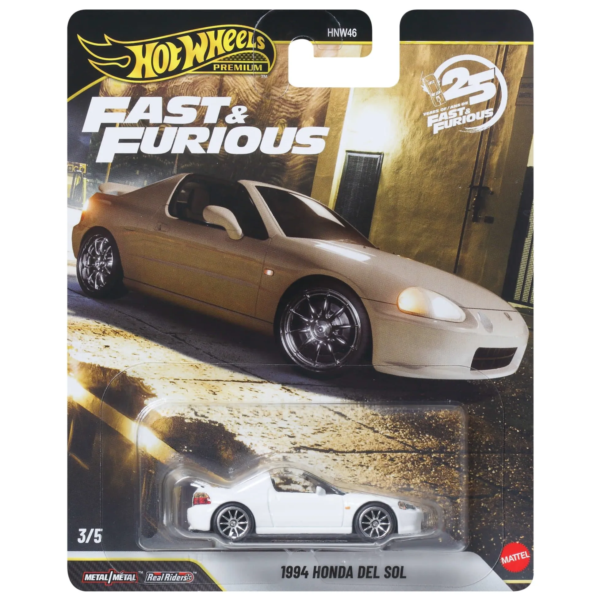 Hot Wheels Premium Fast & Furious 1994 Honda Del Sol