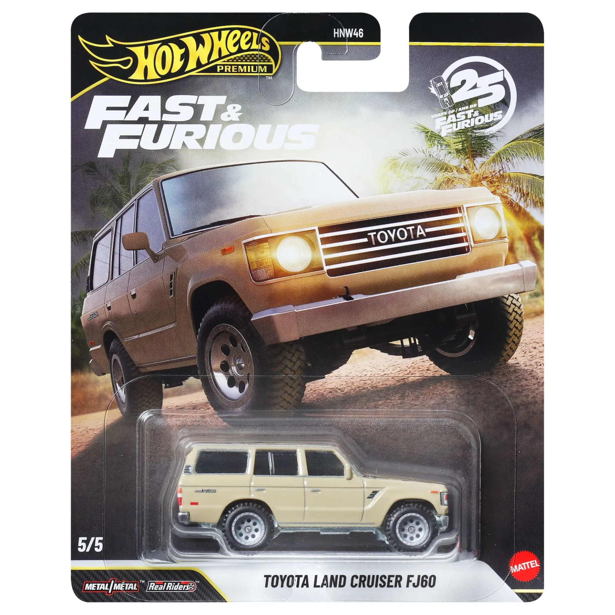 Hot Wheels Premium Fast & Furious Toyota Land Cruiser FJ60