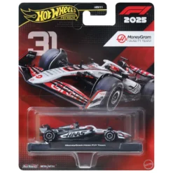 Hot Wheels Premium MoneyGram Haas 2025 Formula 1® Team Haas #31