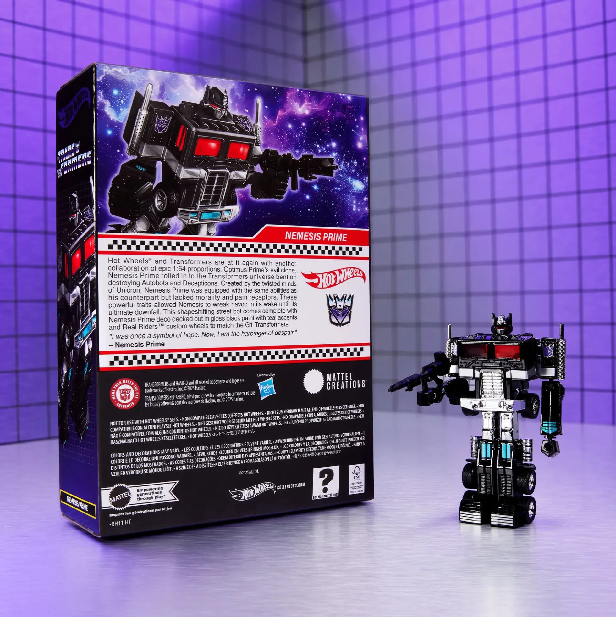 Hot Wheels Transformers Nemesis Prime