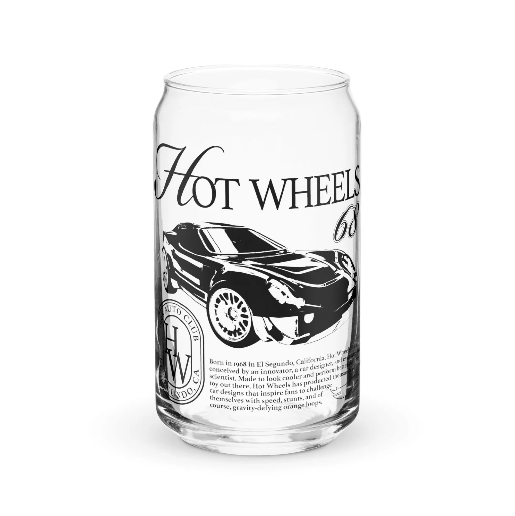 Hot Wheels 1968 Auto Club Glass