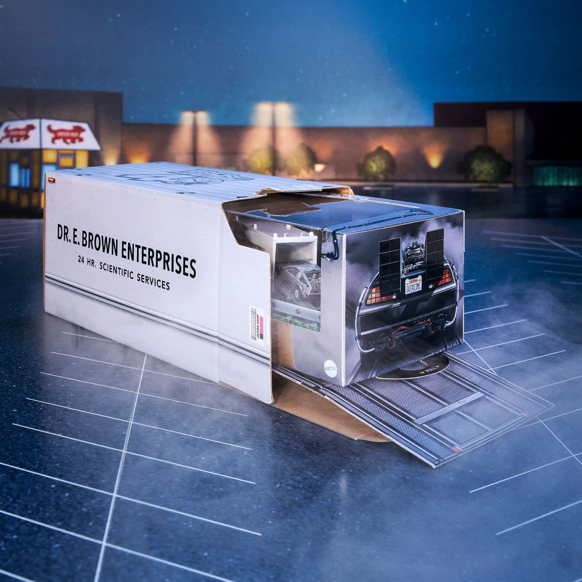 Hot Wheels Back to the Future 40th Anniversary Set