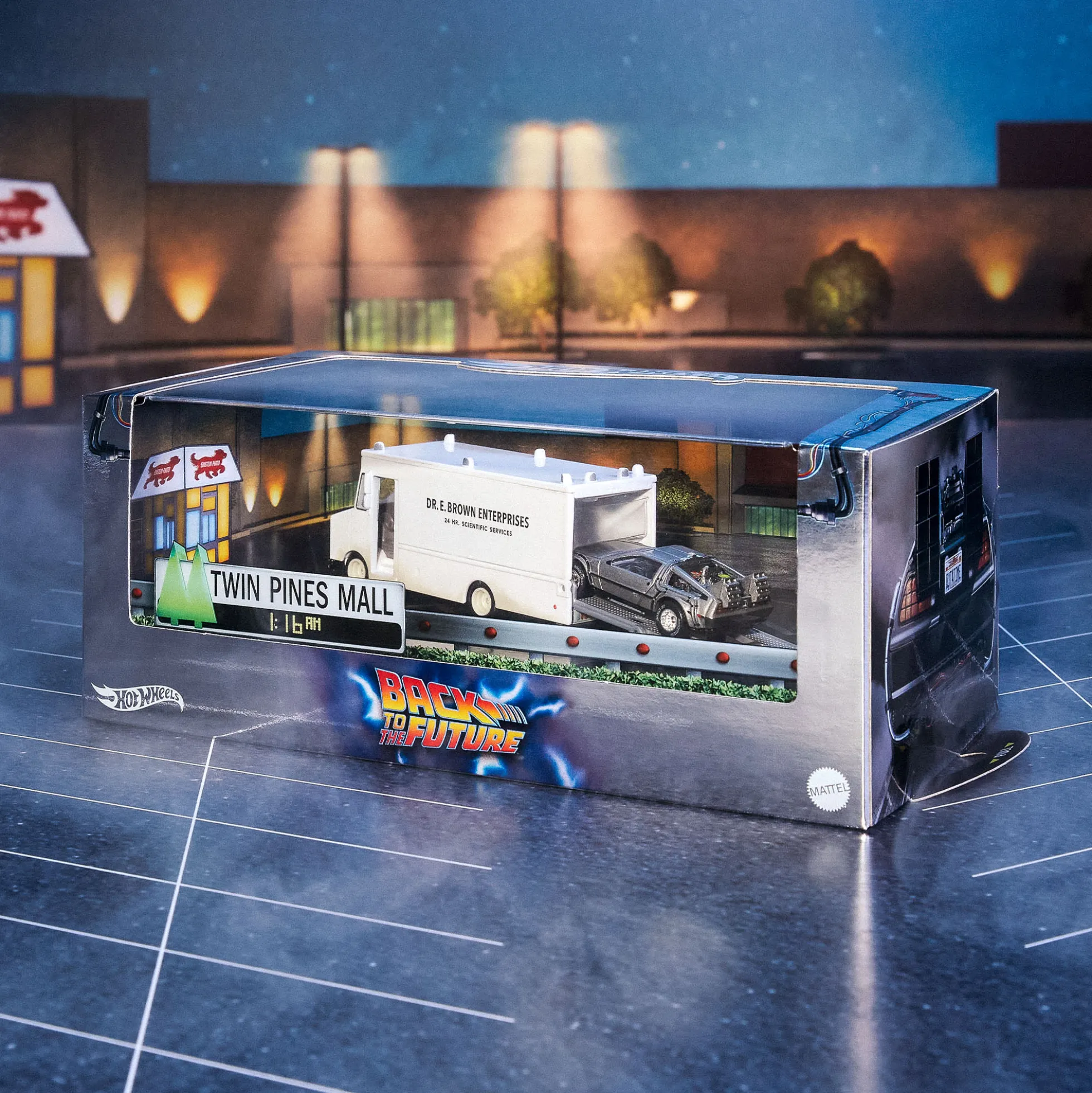 Hot Wheels Back to the Future 40th Anniversary Set