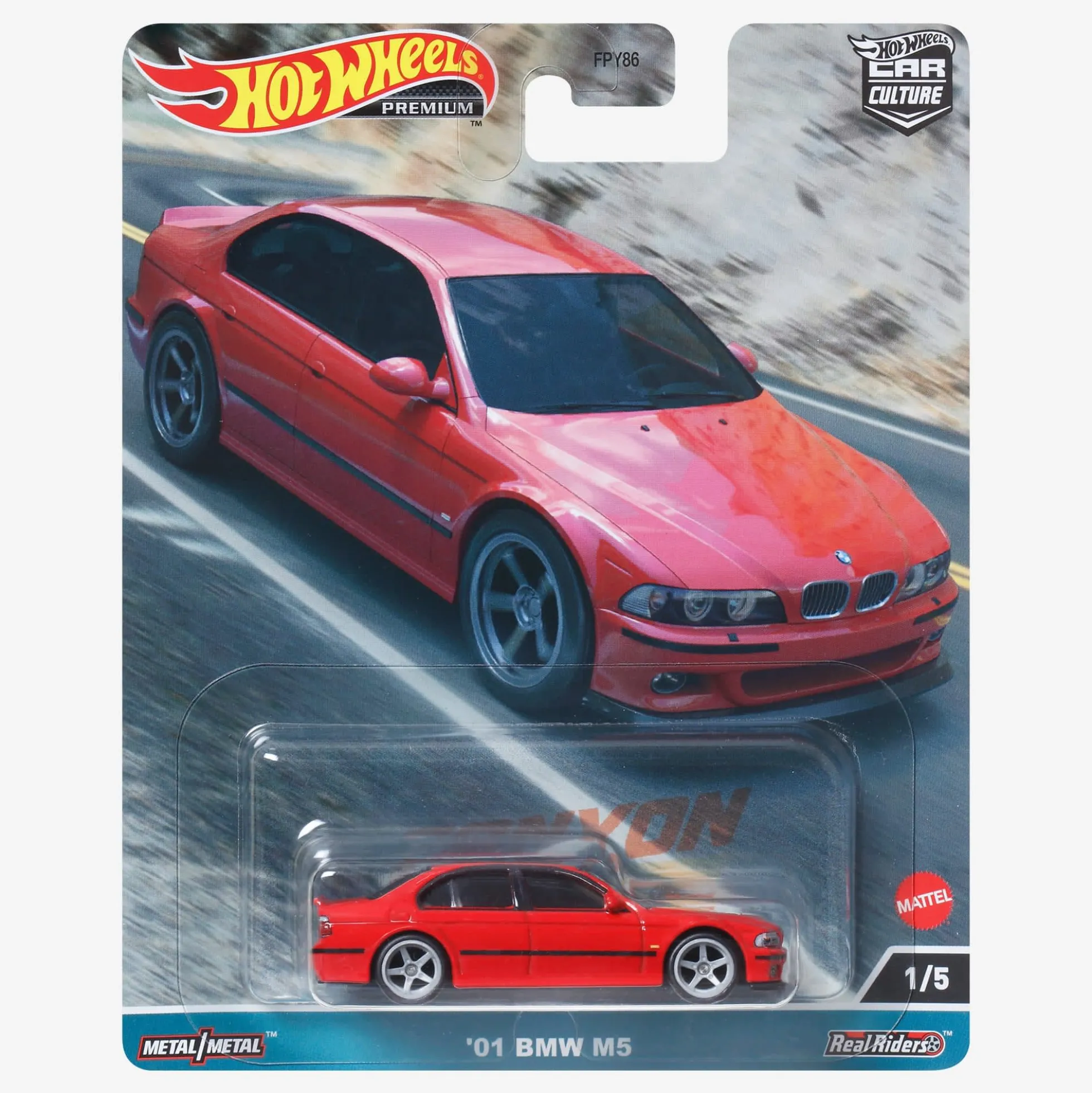 Hot Wheels Car Culture Circuit Legends Vehicles BMW E39 M5