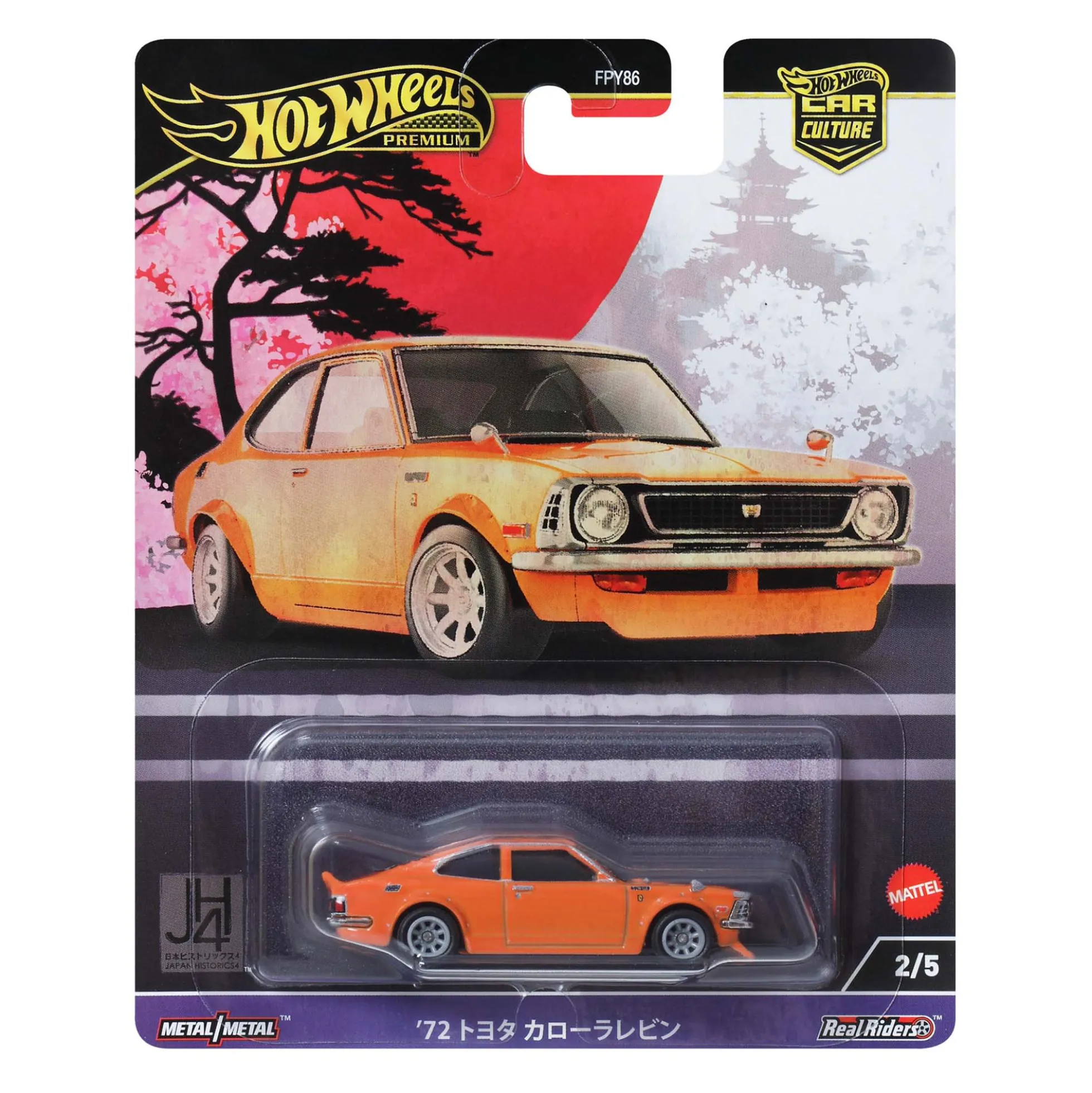 Hot Wheels Car Culture Japan Historics 4: '72 Toyota Corolla Levin