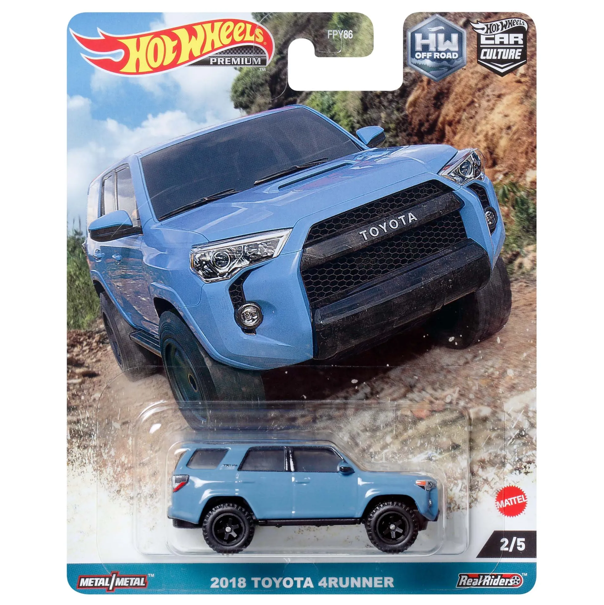 Hot Wheels Car Culture Off Road 2018 Toyota 4Runner