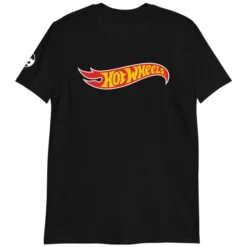 Hot Wheels Core Logo Short-Sleeve Black Unisex T-Shirt
