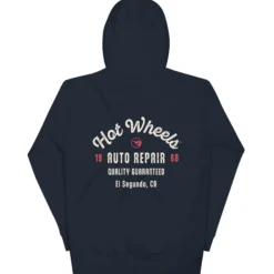 Hot Wheels Customizable Auto Repair Mechanic Navy Hoodie