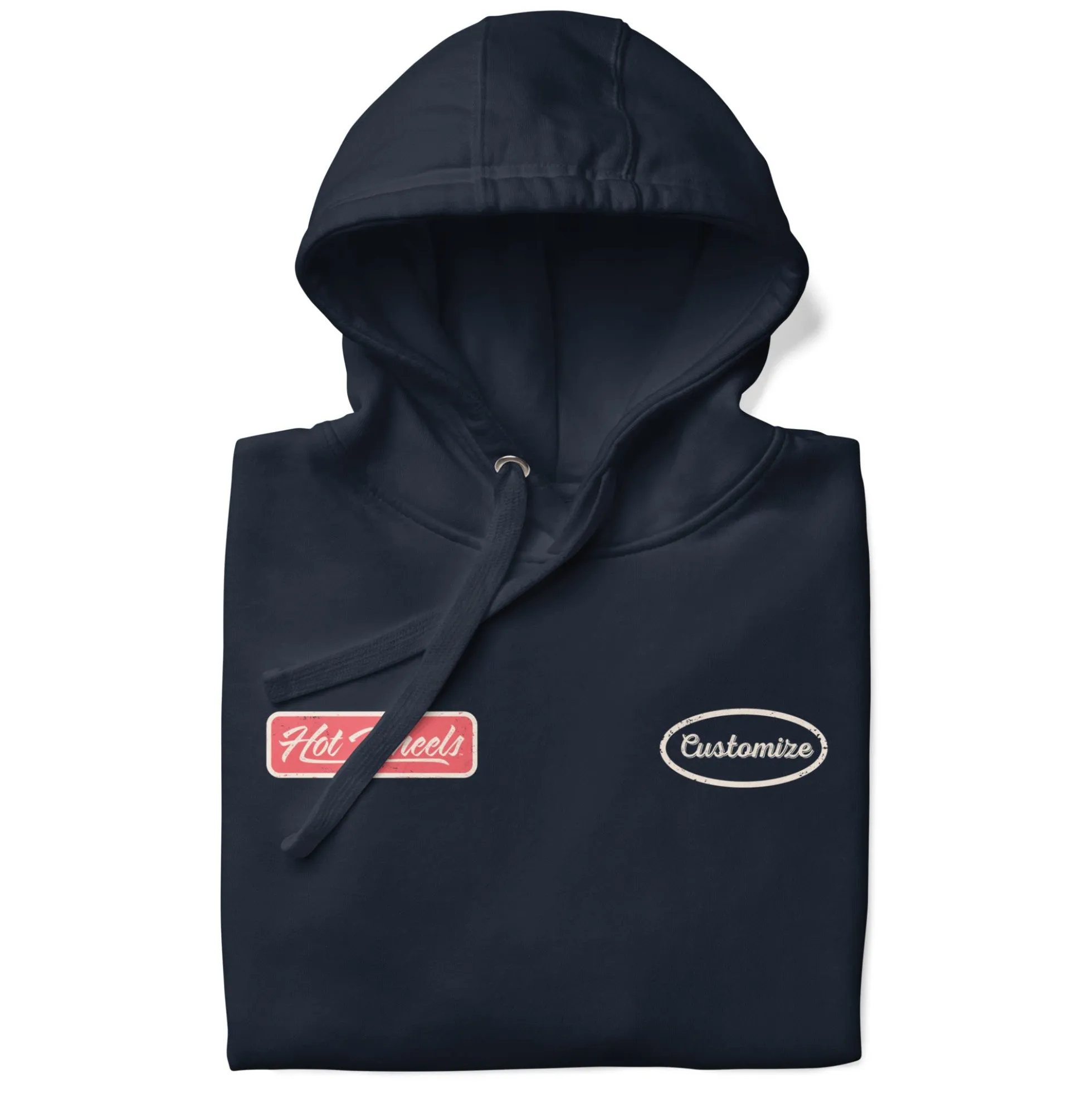 Hot Wheels Customizable Auto Repair Mechanic Navy Hoodie